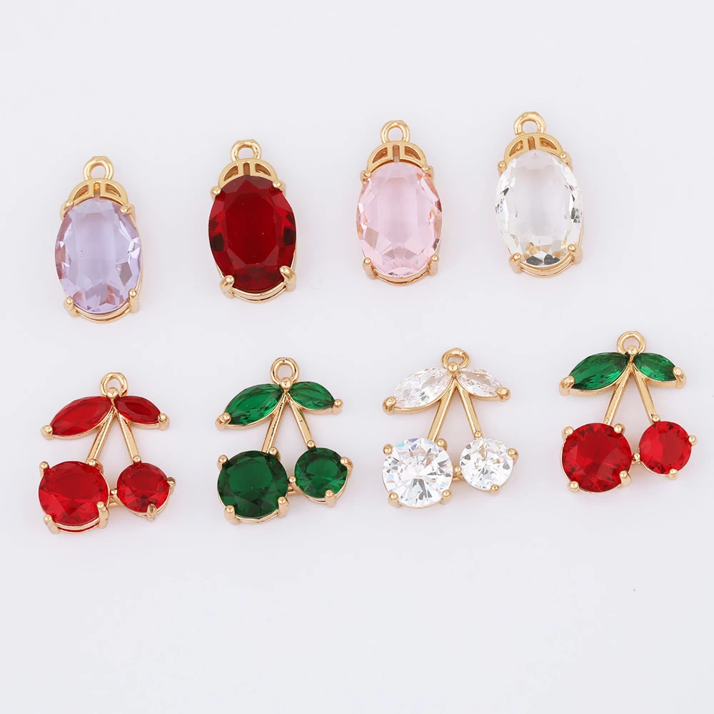 

40 шт., ювелирные аксессуары/Сделай сам/стеклянные подвески/подвески для сережек/ручная работа/Овальная форма/фурнитура и компоненты для ювелирных изделий