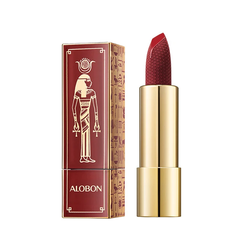 

Губная помада в египетском стиле, 6 цветов, матовая, бархатная, для женщин, для ежедневного использования, мягкая, матовая губная помада MPwell