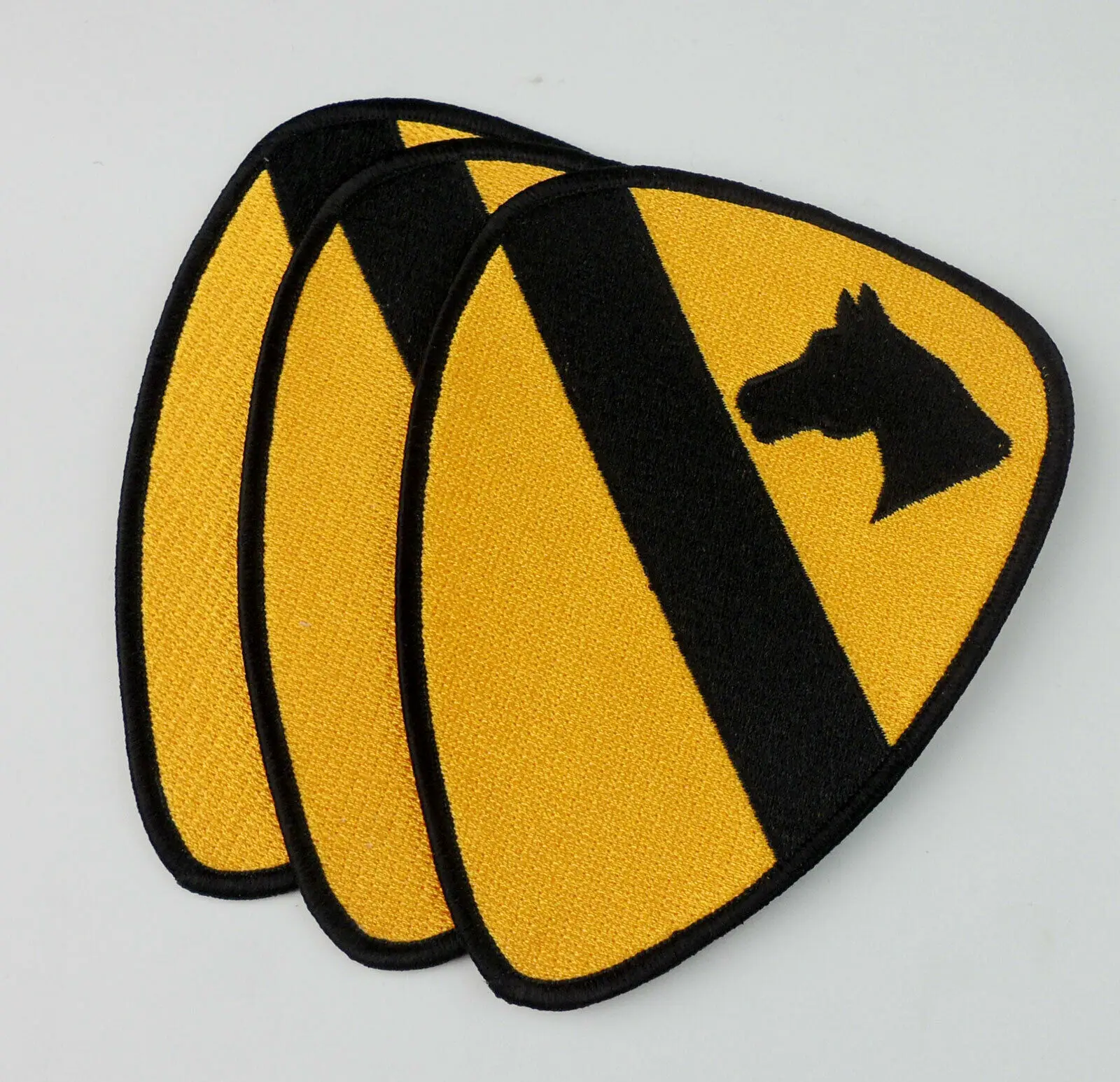 3 шт. американский флаг США 1st кавалерийская дивизия вышитые патч шить/железа на