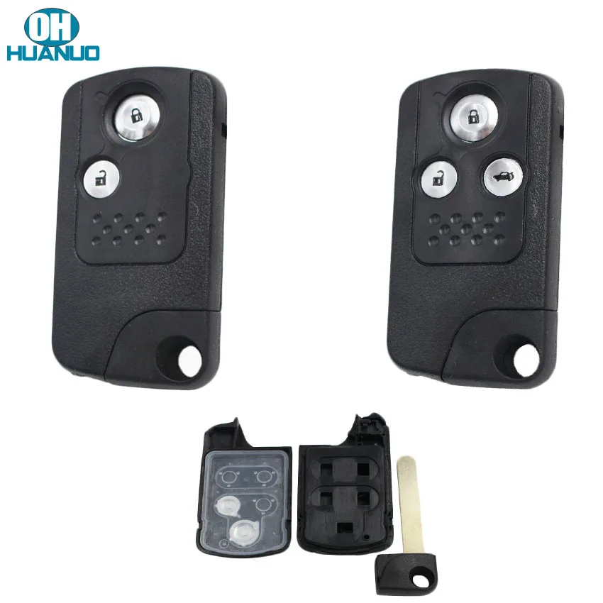 2/3 кнопки дистанционного ключа автомобиля оболочки чехол Fob ремонт Смарт дизайн