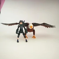 bird of raptor bald eagle deformed leopard transformable doll military action figures wings spread 28cm model toy