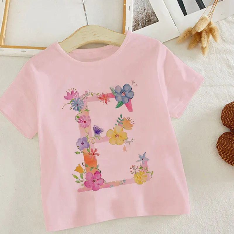 

Novelty Girls Clothes Active Short Sleeve Meaning Letter Name Print Boys T Shirts Vogue T Shirt Girl Kids Tshirt Casual Unisex