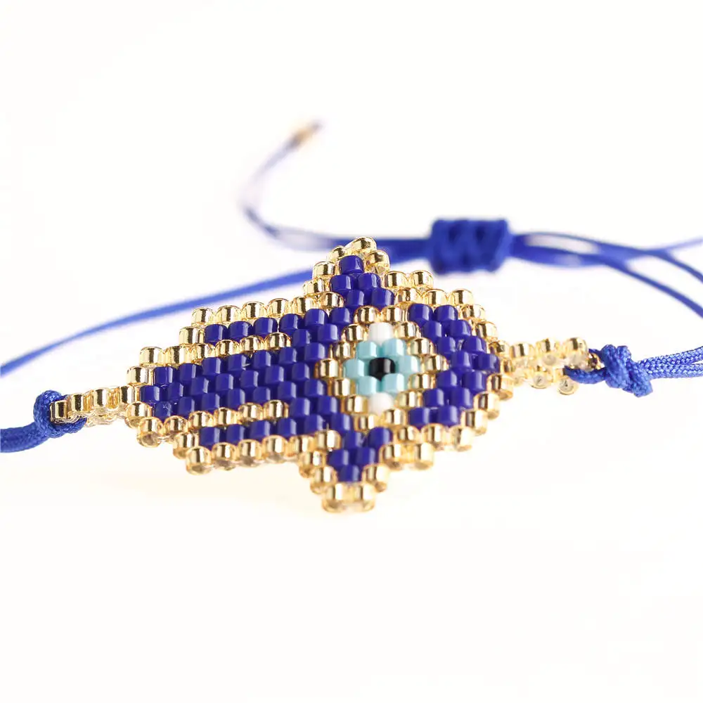Go2boho Perles MIYUKI браслет evil eye Fatima Hamsa браслеты для женщин Delica бусы ювелирные изделия Pulsera Mujer ручной работы Boho