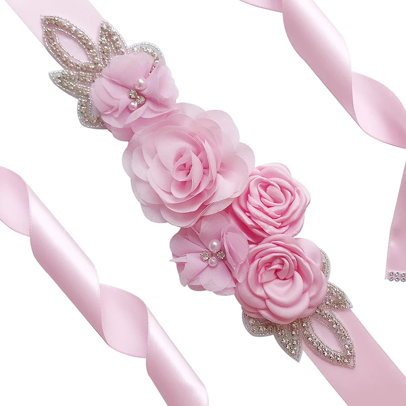 

Bridal Wedding Belt DIY Clothing Accessories Women Dress Belt Wedding Decoration Maternity Sash Belt Hot Female Wedding Belt