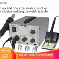 yaogong 952a soldering station hot air gun rework station electric soldering iron digital for phone pcb ic smd bga welding