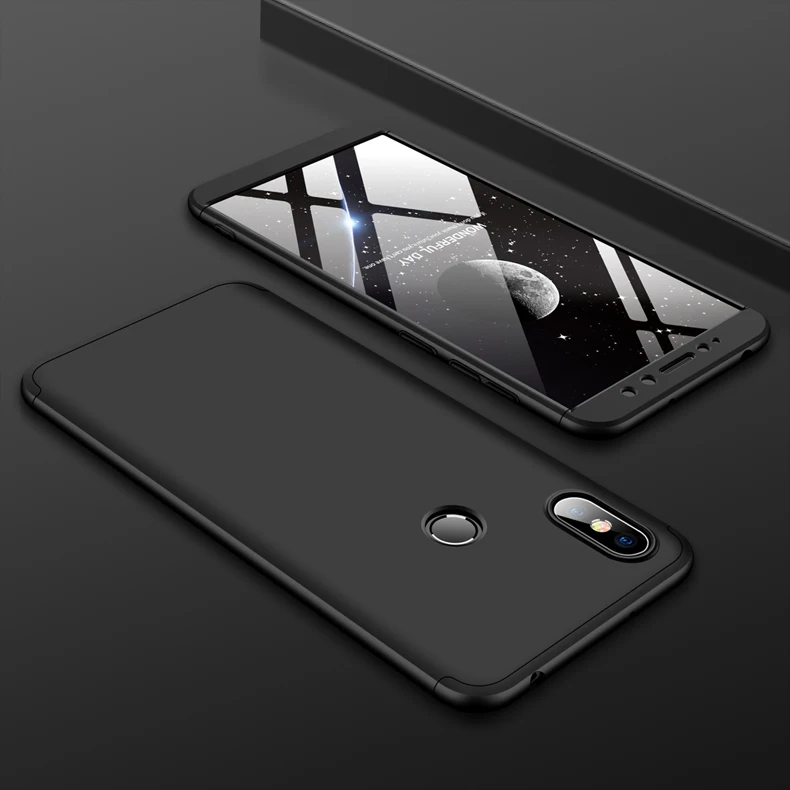 Чехол GKK 360 с полной защитой для Xiao mi Red mi S2 A2 Lite 4X6 pro 6A 7, жесткий матовый чехол для Xiaomi mi A2 A3 8 Lite 9 SE
