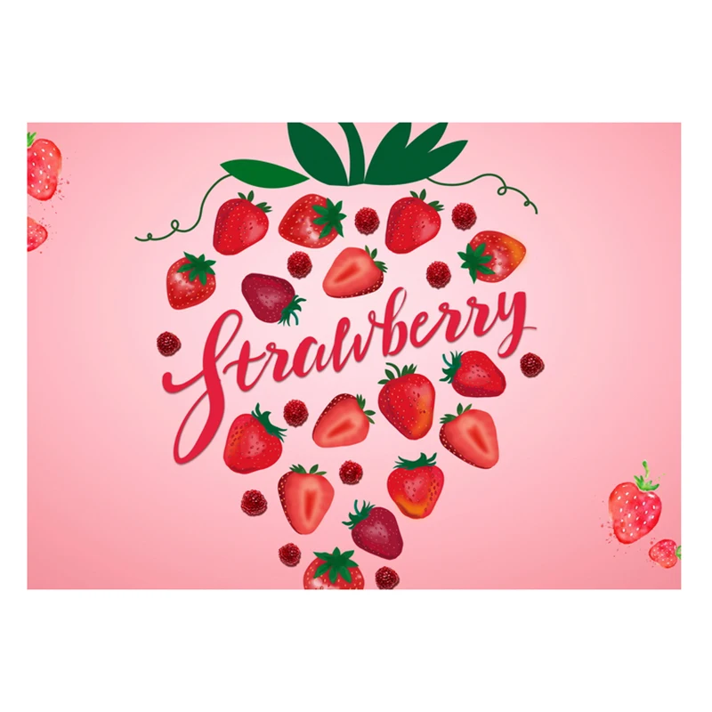 

AM05-W1108 фоны для фотосъемки ко Дню Святого Валентина клубника Виниловый фон фотографический фон для фотосъемки с Декор задние фоны для студи...