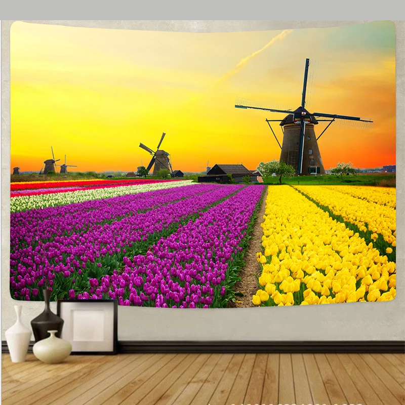 

paris scenery tapestry wall fabrc large blanket wall cloth tapisserie murale tissus