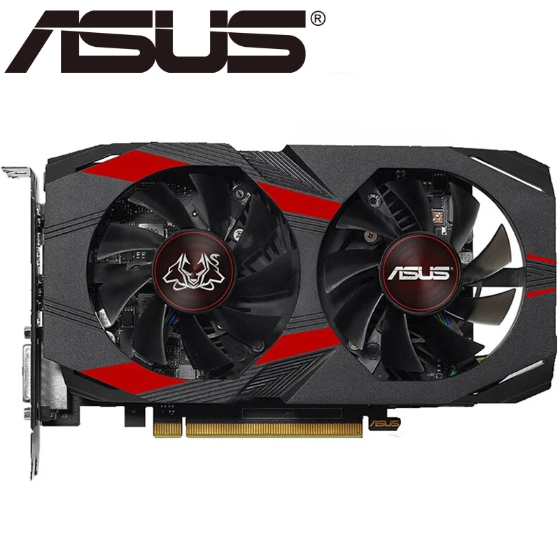 Видеокарта ASUS GTX 1050 Ti 4 ГБ 128 бит GDDR5 графические карты для nVIDIA Geforce 1050Ti б/у VGA мощнее