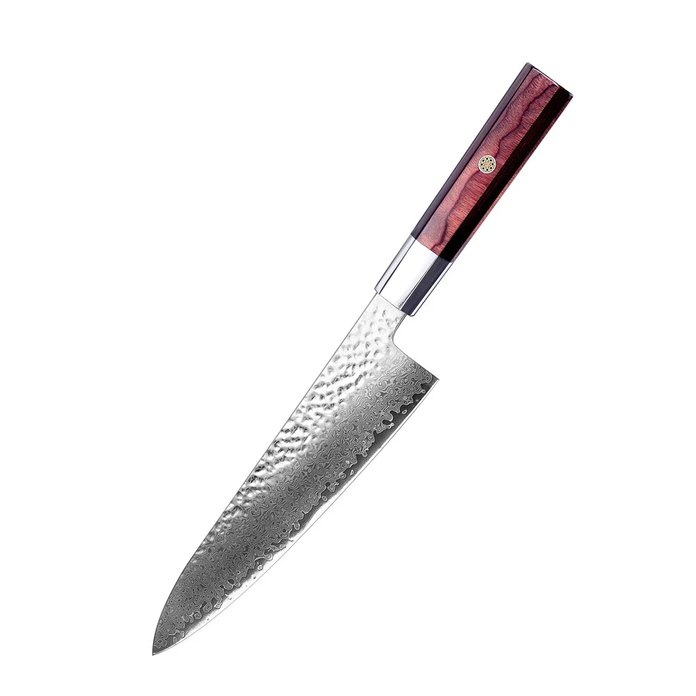 MASALONG высококачественный лазерный дамасский нож шеф повара очень острый
