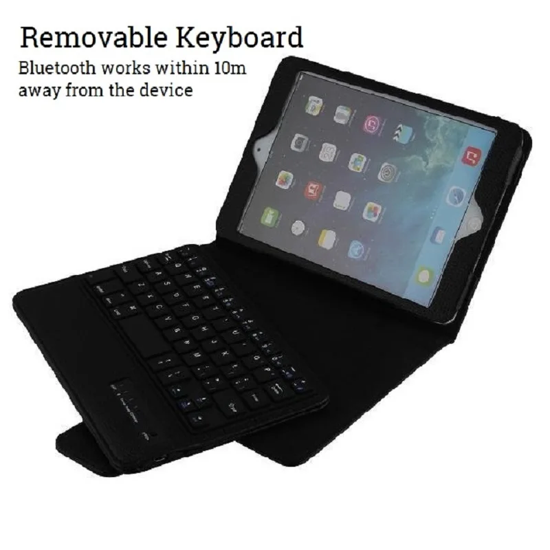 Новый Съемный чехол для iPad mini 5 2019 с клавиатурой Bluetooth PU кожаный Клавиатура 7 9''