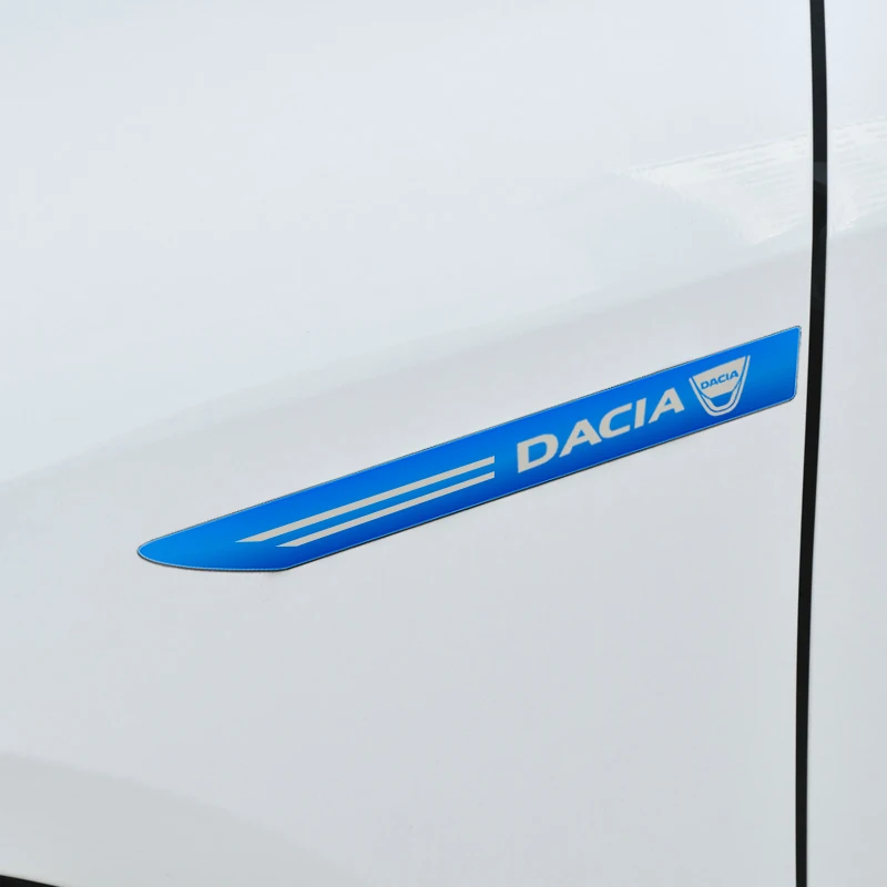 Металлические 3D наклейки для стайлинга автомобиля Dacia Duster Logan Sandero 2 Mcv Side значок на