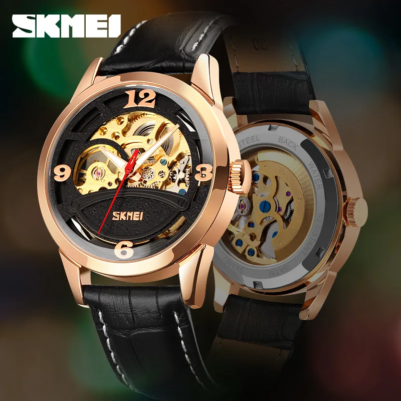 

2020 SKMEI 9226 Luxury Men Mechanical Automatic Wristwatch Fashion Clothes Clock Accessories Waterproof Business Reloj Hombre
