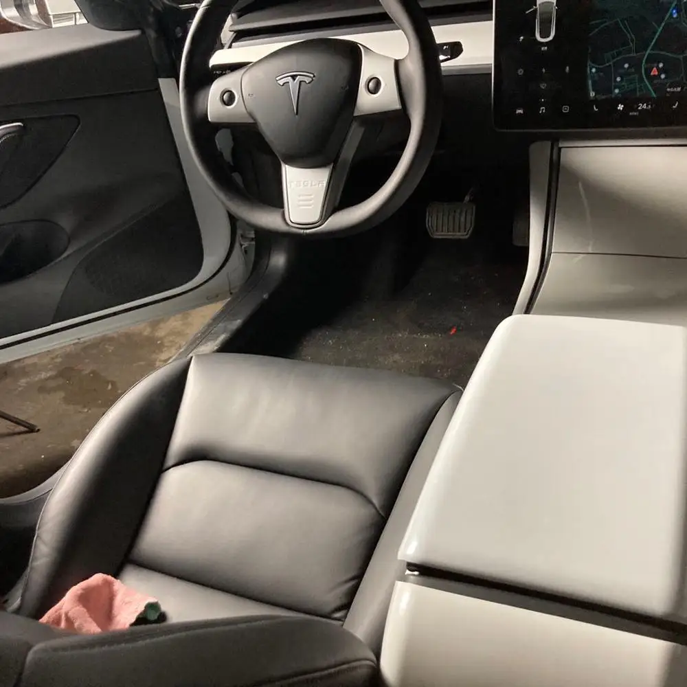 3 шт. жемчужно белый для Tesla Model Y рулевая нашивка штурвал декоративные