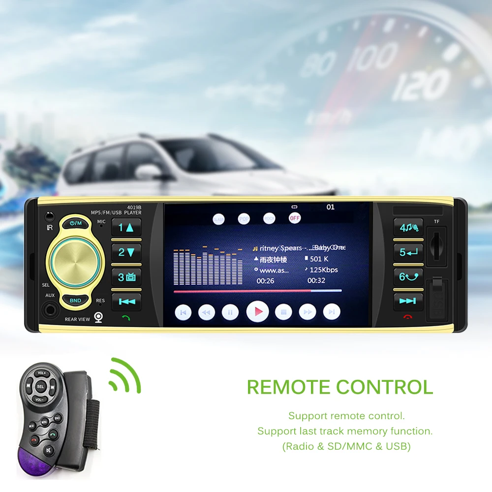 MP5-плеер с дисплеем 4 1 " TFT HD Bluetooth mp5-плейер USB/SD FM-радио | Автомобили и мотоциклы