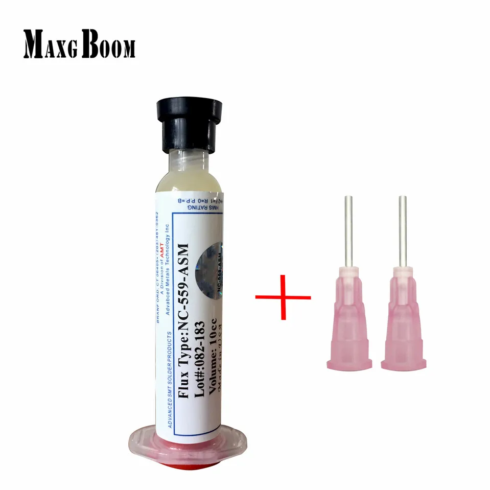 1 шт./лот Сделано в США! 10 см3 флюсовая паста бессвинцовая паяльная паяльный флюс + 2