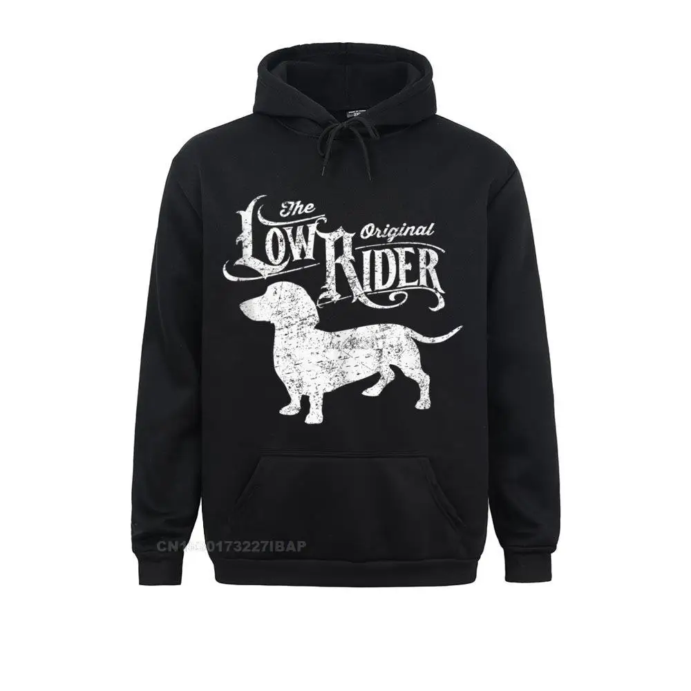 The Original Low Rider Dachshund Dog Funny Dachshund Hoodie Adult Long Sleeve Sweatshirts Preppy Hoodies Popular Family Clothes