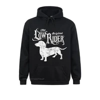 the original low rider dachshund dog funny dachshund hoodie adult long sleeve sweatshirts preppy hoodies popular family clothes