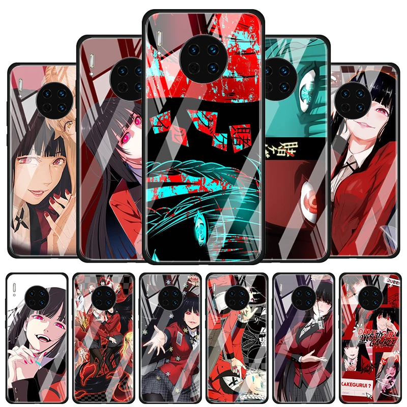 

Animation KAKEGURUI Tempered Glass Cover For Huawei Y6 Y7 Y9 Y5P Y6P Y8S Y8P Y9A P Smart Z 2019 2020 2021 Phone Case