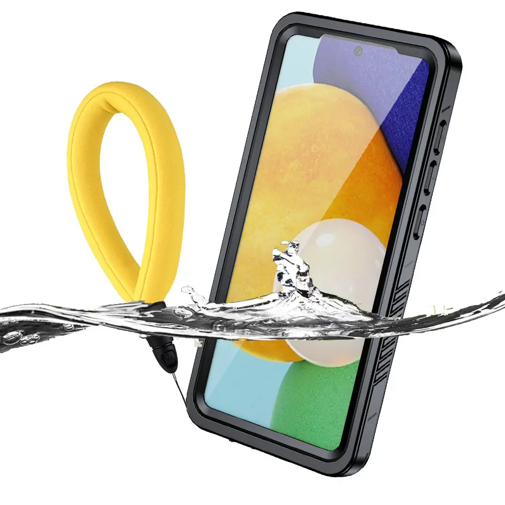 

Galaxy A72 5G IP68 Waterproof Case for Samsung Galaxy A72 4G Capa Diving Sports Sealed Shockproof Cover with Float Lanyard