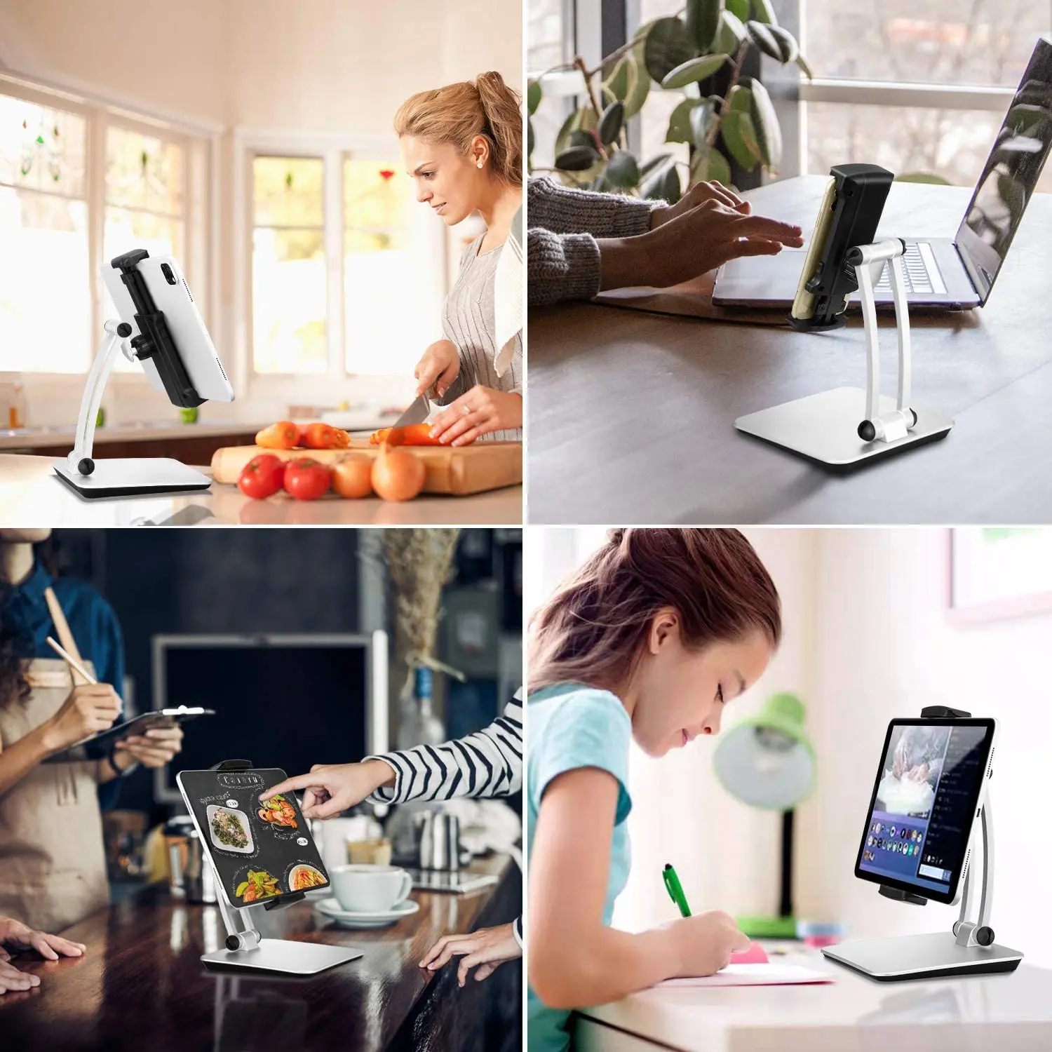 

Holder Adjustable, FoldingSwivel Desk Mount Cell Phone Bracket Support