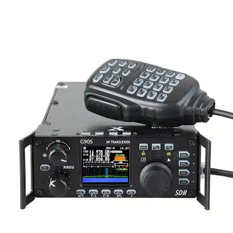 Оригинальный Xiegu G90 HF любительский радиоприемник 20 Вт SSB/CW/AM/FM 0,5-30 МГц SDR структура со встроенной автоматической антенной тюнер