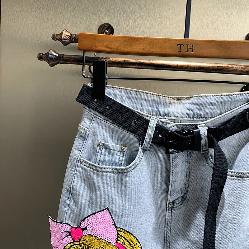 Женские джинсы 2020 Весна и лето новые женские западные шаровары корейские