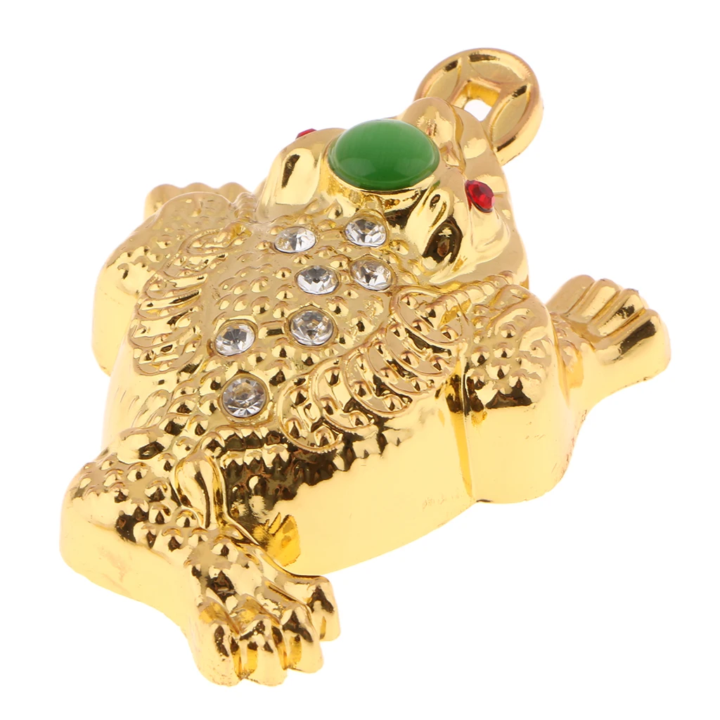 Классический золотой смолы Feng Shui статуя жабы фигурка монета для денег богатства