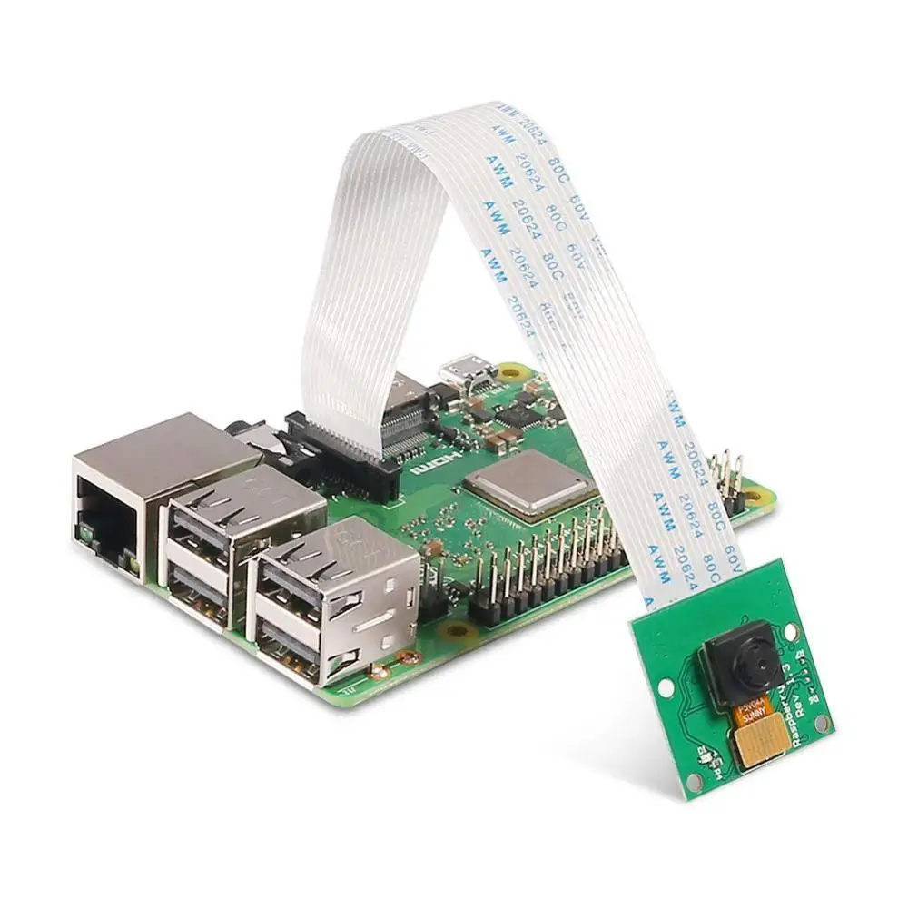 Для камеры Raspberry Pi 4 1080p 720p Модуль для pi 4B 5 Мп веб-камера фото + кабель | Электронные