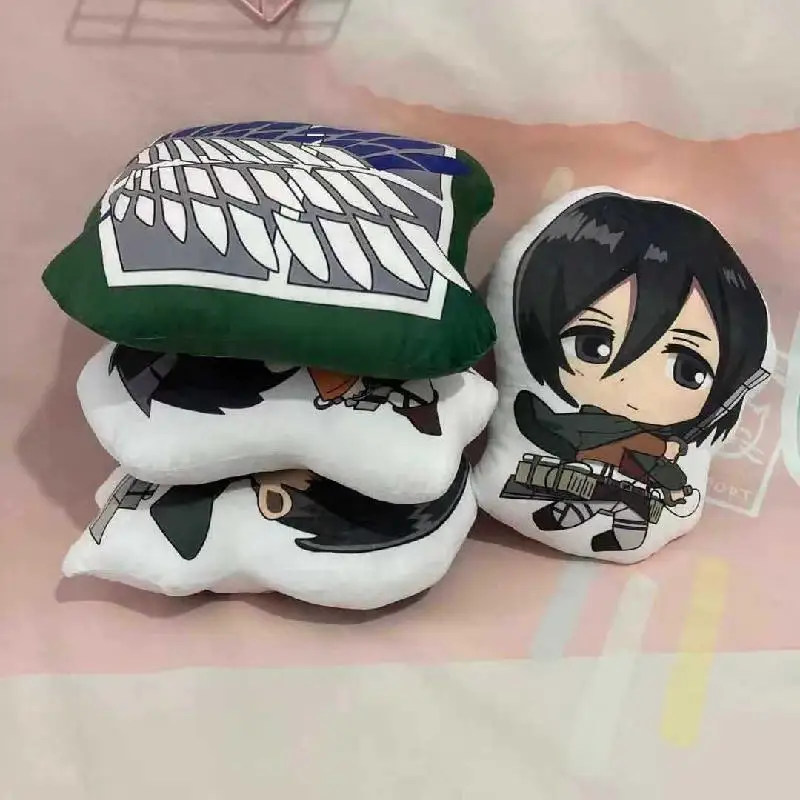 Атака на Титанов Аниме Манга периферийная диванная Подушка Леви Эрен Микаса цзюю