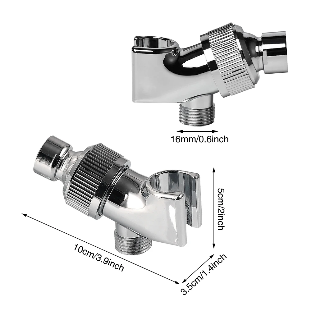 

Handheld Showerhead Adapter Connection ABS Shower Arm Holder Universal Adjustable Bathroom Accessories Mount Bracket Home Hotel