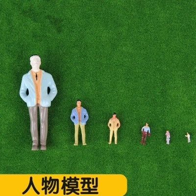 

Масштаб архитектуры 1:150 разные раскрашенные модели из АБС-пластика фигурки пассажирских людей для ландшафта в парке поездов