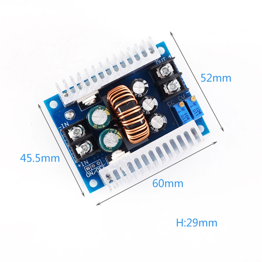DC-DC 20A CVCC 6V-40V до 1 2 V-35V понижающий преобразователь модуль высокого источника