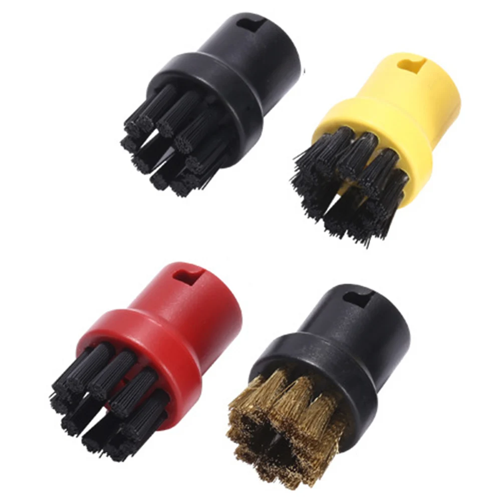 

4pcs Steam Cleaning Brushes Round Accessories Parts Replacement New High Quality