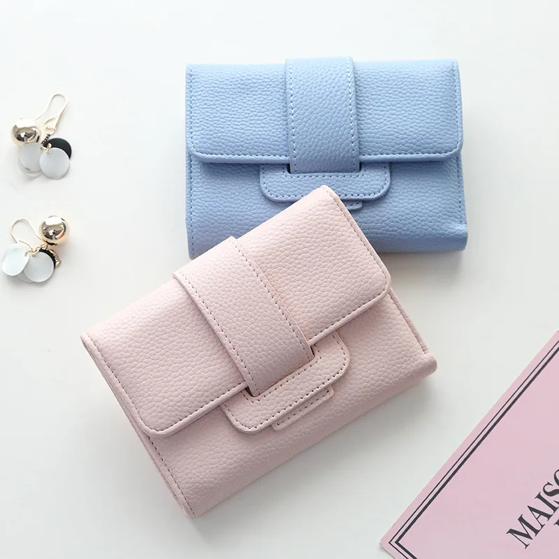 2019 Женский кошелек клатч Маленький модный брендовый из искусственной кожи