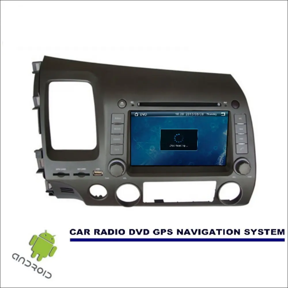 Liorlee Wince/Android Автомобильная Мультимедийная навигационная система для Honda CIVIC 2006 2011