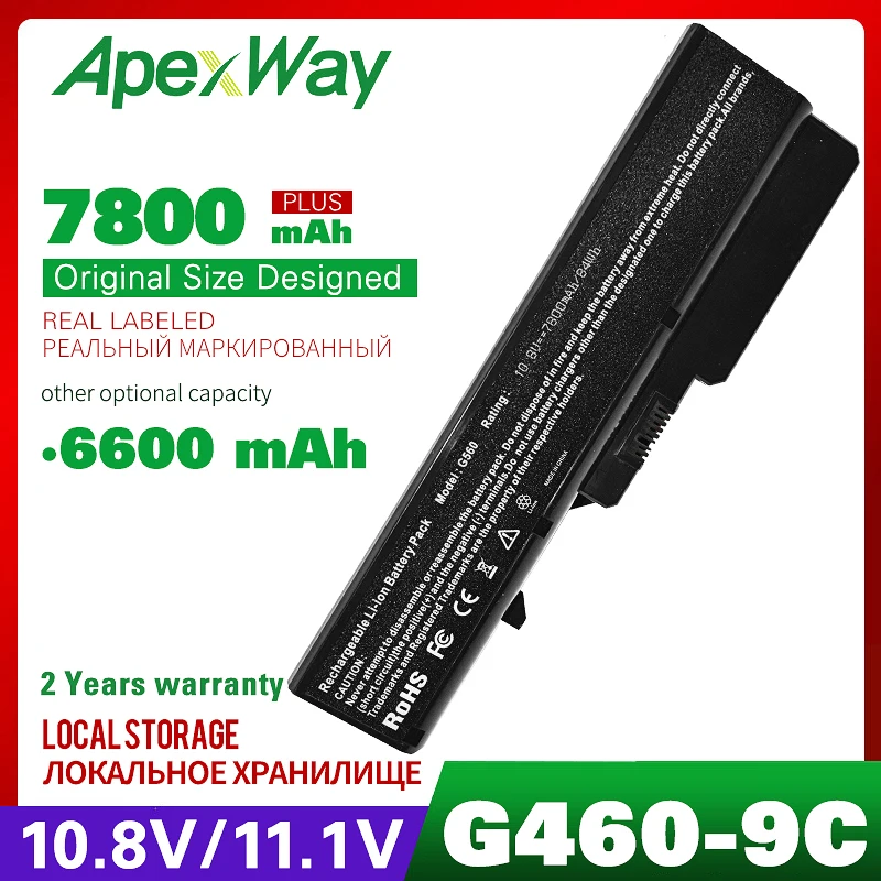 Аккумулятор для ноутбука Lenovo L09S6Y02 9 ячеек 11 1 В L09M6Y02 L10M6F21 L09L6Y02 G460 G465 G470 G475 G560 G565 G570