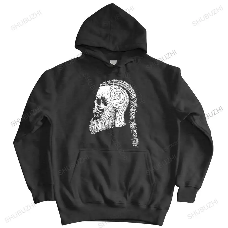 

Ragnar Lodbrok hoodie Men Soft Cotton Viking Ragnar Skull loose sweatshirt Tops Round Collar spring hoody Clothes Gift Idea