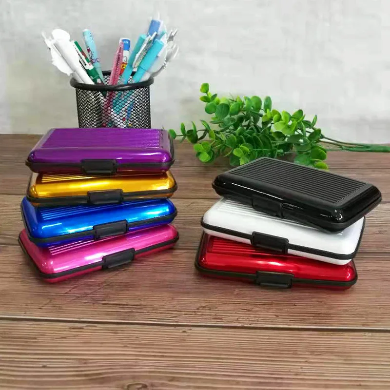 Футляр для карт держатель унисекс тонкий водонепроницаемый антимагнитный