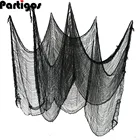 Черная жуткая газовая ткань для Хэллоуина, украшение для Хэллоуина, наружная подвесная страшная газовая жуткая ткань, стены для вечерние с привидениями дома