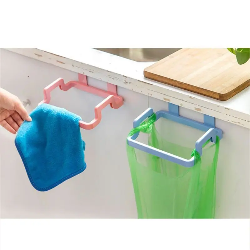 

Hanging Trash Garbage Bag Plastic Holder Eco-friendly Stand Storage For Kitchen Over-the-Cabinet Cupboard Cabinet Tailgate 1Pcs