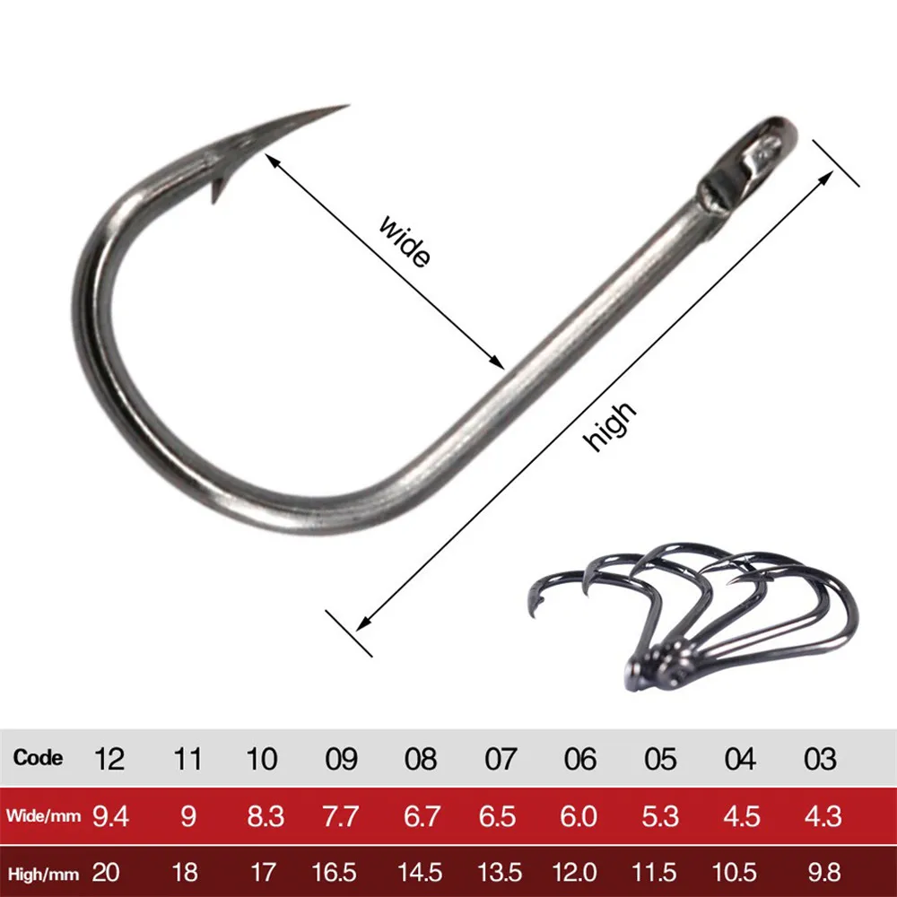 

100pcs Fishing Hooks Set Carbon Steel Single Circle Fishhook Fly Fishing Jip Barbed Carp Hooks Sea Tackle Accessories