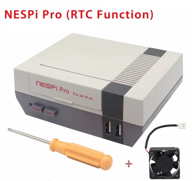 Новый чехол NESPi Pro с RTC Raspberry Pi 3 B + NES FS вентилятором и радиаторами для Model