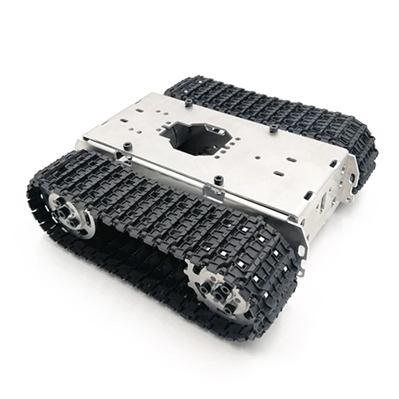 Умный танк машина амортизатор металла RC WiFi робот шасси автомобиля колеса