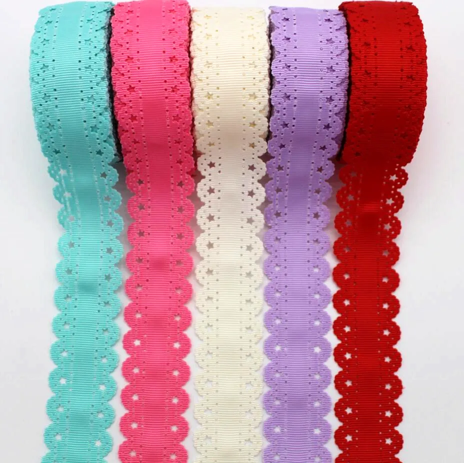 Новинка 30 мм пятиконечная звезда/горошек/кружевная лента 10 ярдов материалы