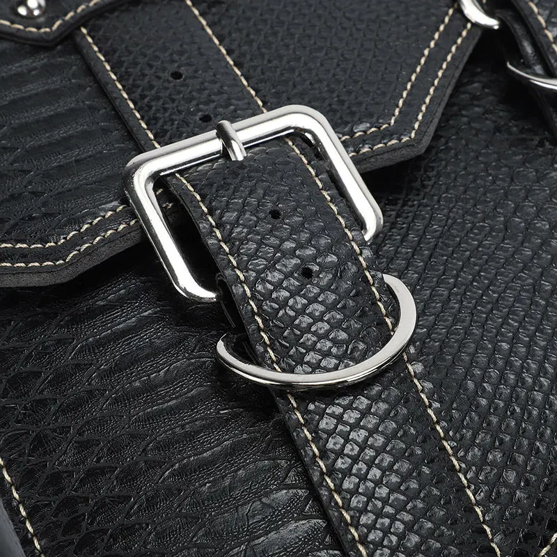 Универсальный 1 комплект мотоциклетная Боковая Сумка черная искусственная