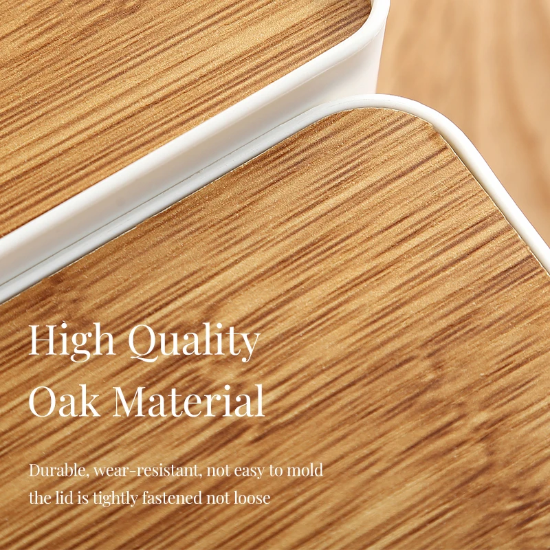 home desktop organizer multi compartments wood cover storage box for tissue cosmetics makeup phone holder stand organizer basket free global shipping