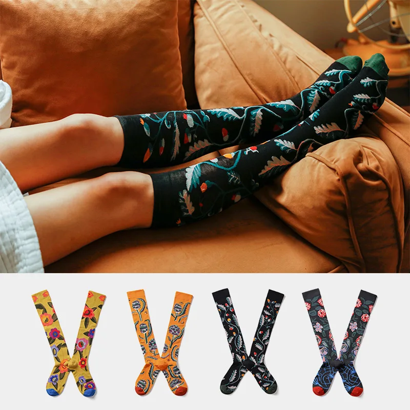 

Sports Compression Stockings Running Men Women Socks Travel Happy Long Health Tube Socks Unisex Outdoor Racing Long Socks