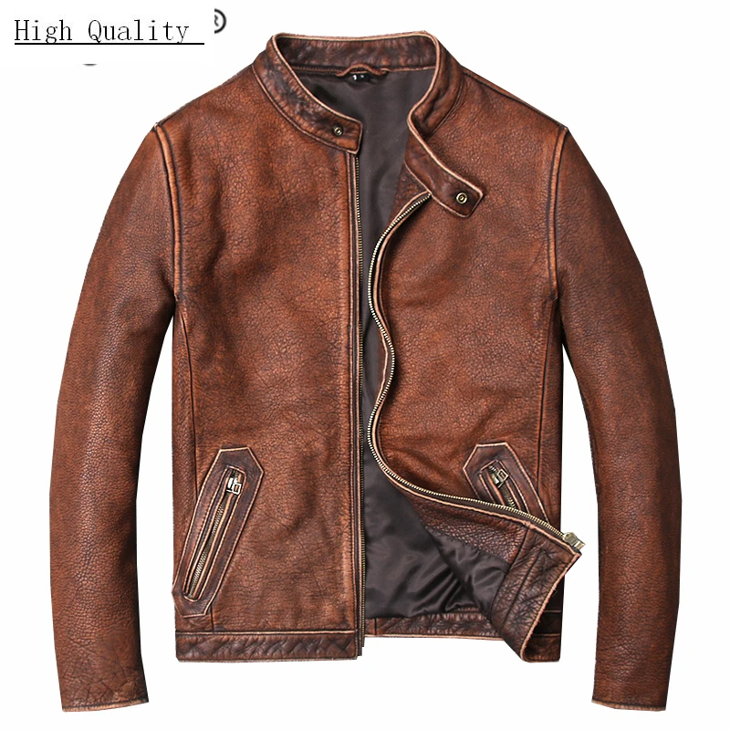 Мужское пальто из натуральной кожи размера плюс осенне зимняя одежда 2020 уличная