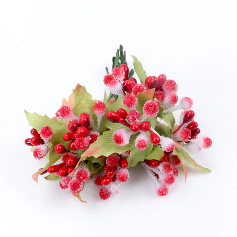 

Искусственные жемчужные ягоды для декора 12 шт